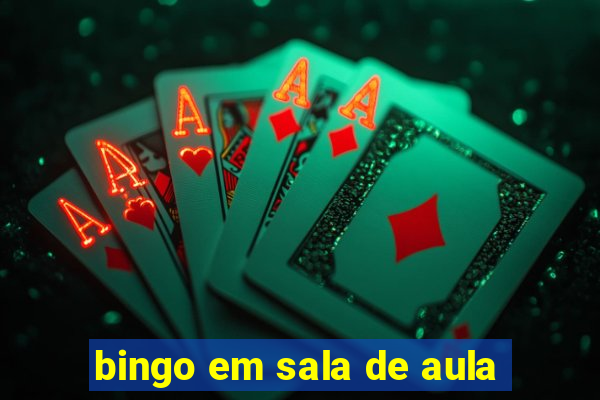 bingo em sala de aula